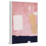 Pink Skies Floater Framed Print on Canvas