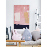 Pink Skies Floater Framed Print on Canvas