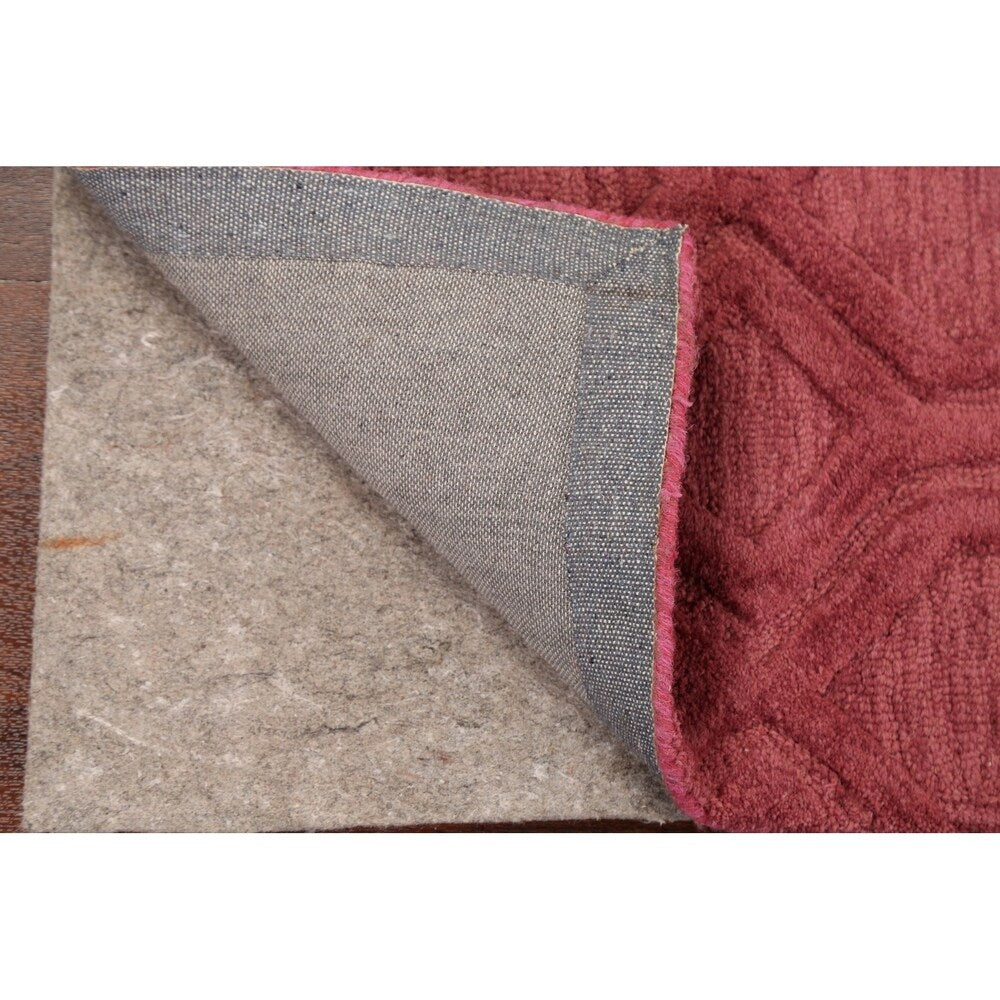 Pink Trellis Moroccan Oriental Staircase Runner Rug Hand-tufted - 2'6" x 7'10"