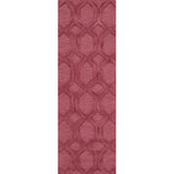 Pink Trellis Moroccan Oriental Staircase Runner Rug Hand-tufted - 2'6" x 7'10"