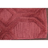 Pink Trellis Moroccan Oriental Staircase Runner Rug Hand-tufted - 2'6" x 7'10"