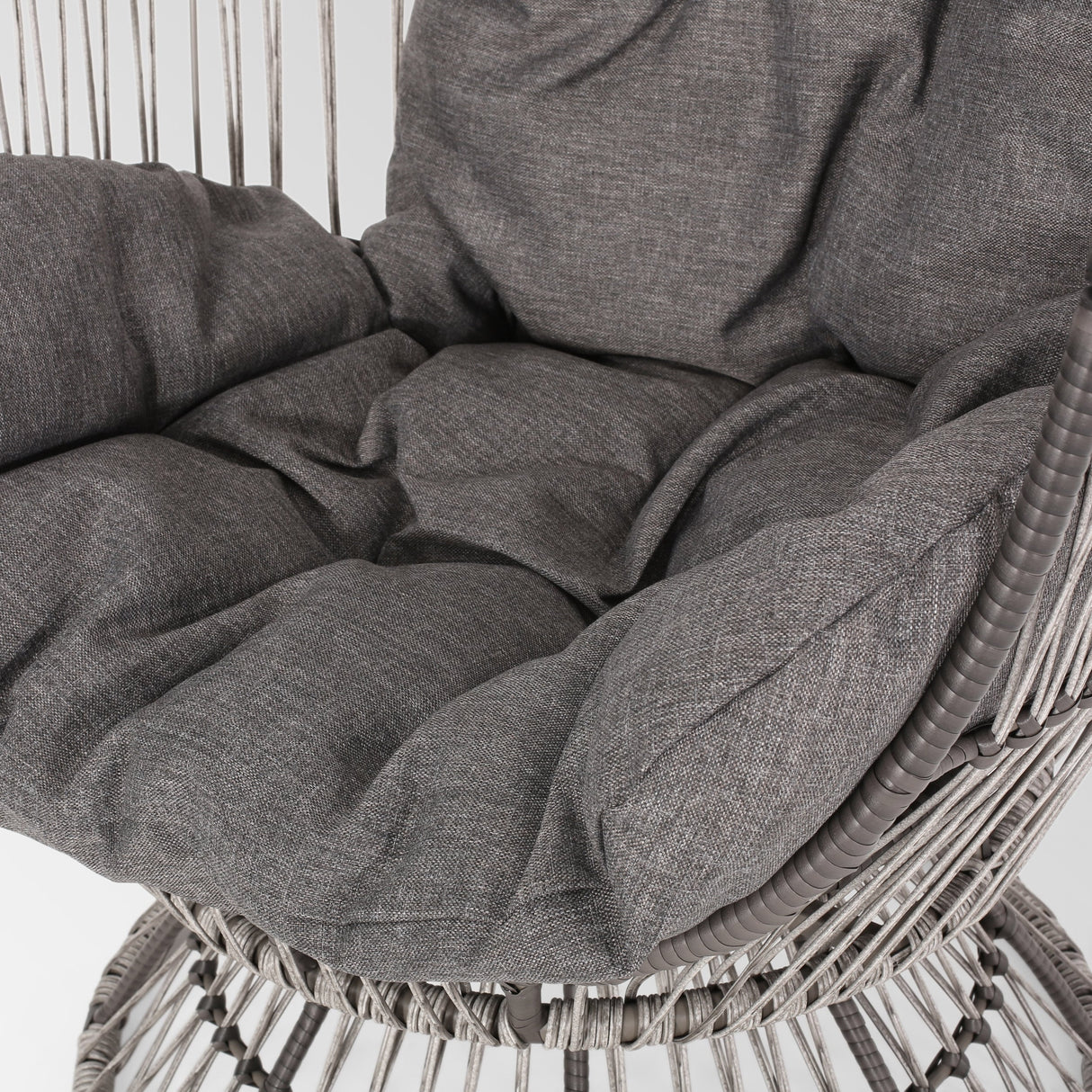 Pintan Outdoor Wicker Swivel Egg Chair by Christopher Knight Home
