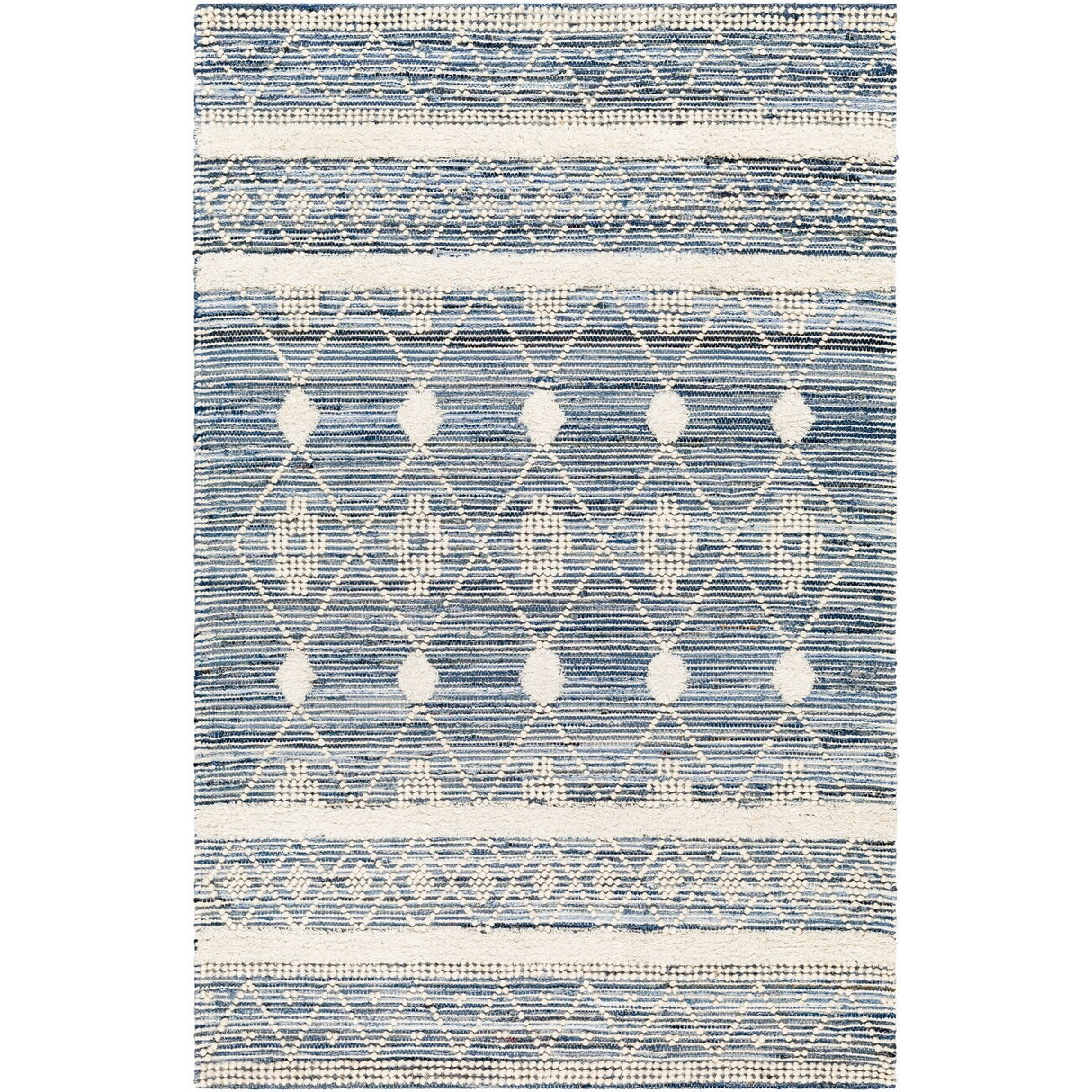 Pippa Handmade Farmhouse Cotton & Wool Area Rug