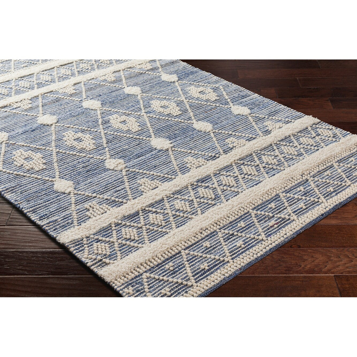 Pippa Handmade Farmhouse Cotton & Wool Area Rug