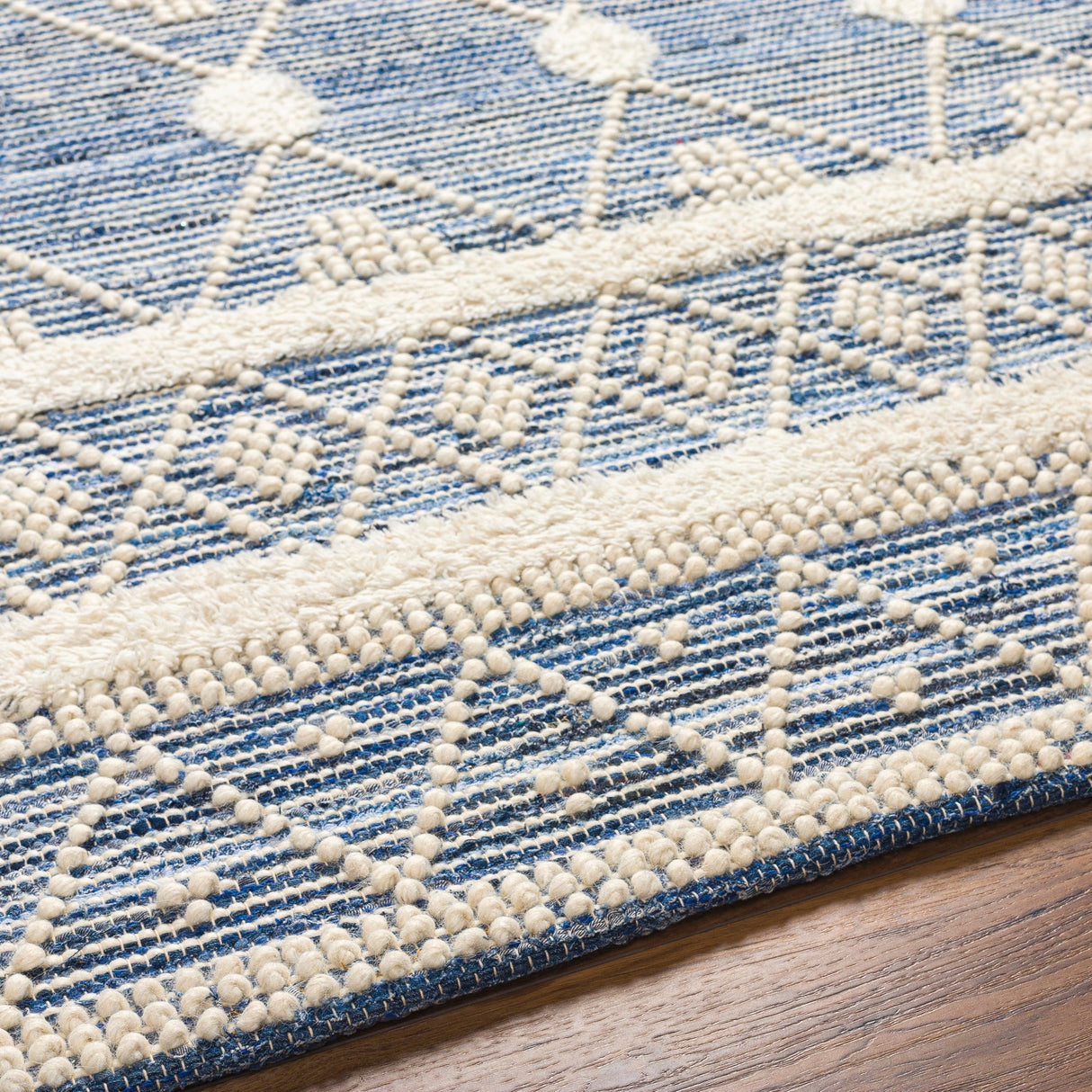 Pippa Handmade Farmhouse Cotton & Wool Area Rug