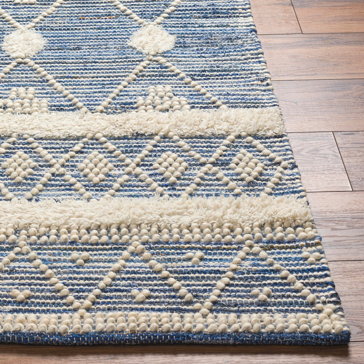 Pippa Handmade Farmhouse Cotton & Wool Area Rug