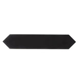 Apollo tile 2" x 10" Piquet Matte Black Ceramic Tile (5.38 sq ft/case) - 44 Pack