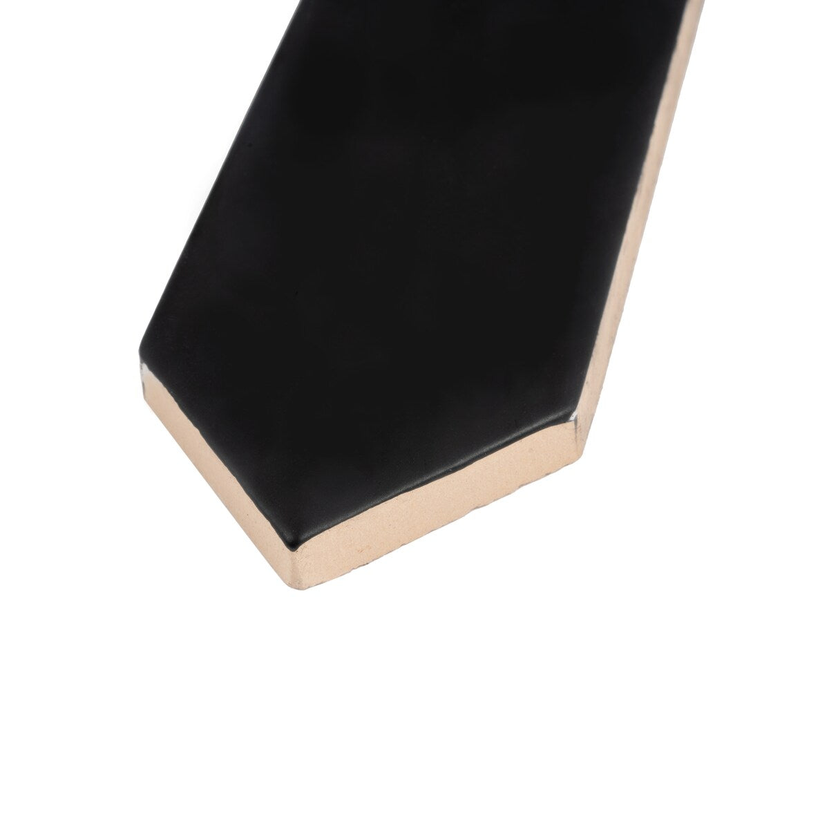 Apollo tile 2" x 10" Piquet Matte Black Ceramic Tile (5.38 sq ft/case) - 44 Pack