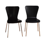 Pisa Bentwood Chair, Set of 2, Blue