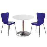 Pisa Bentwood Chair, Set of 2, Blue