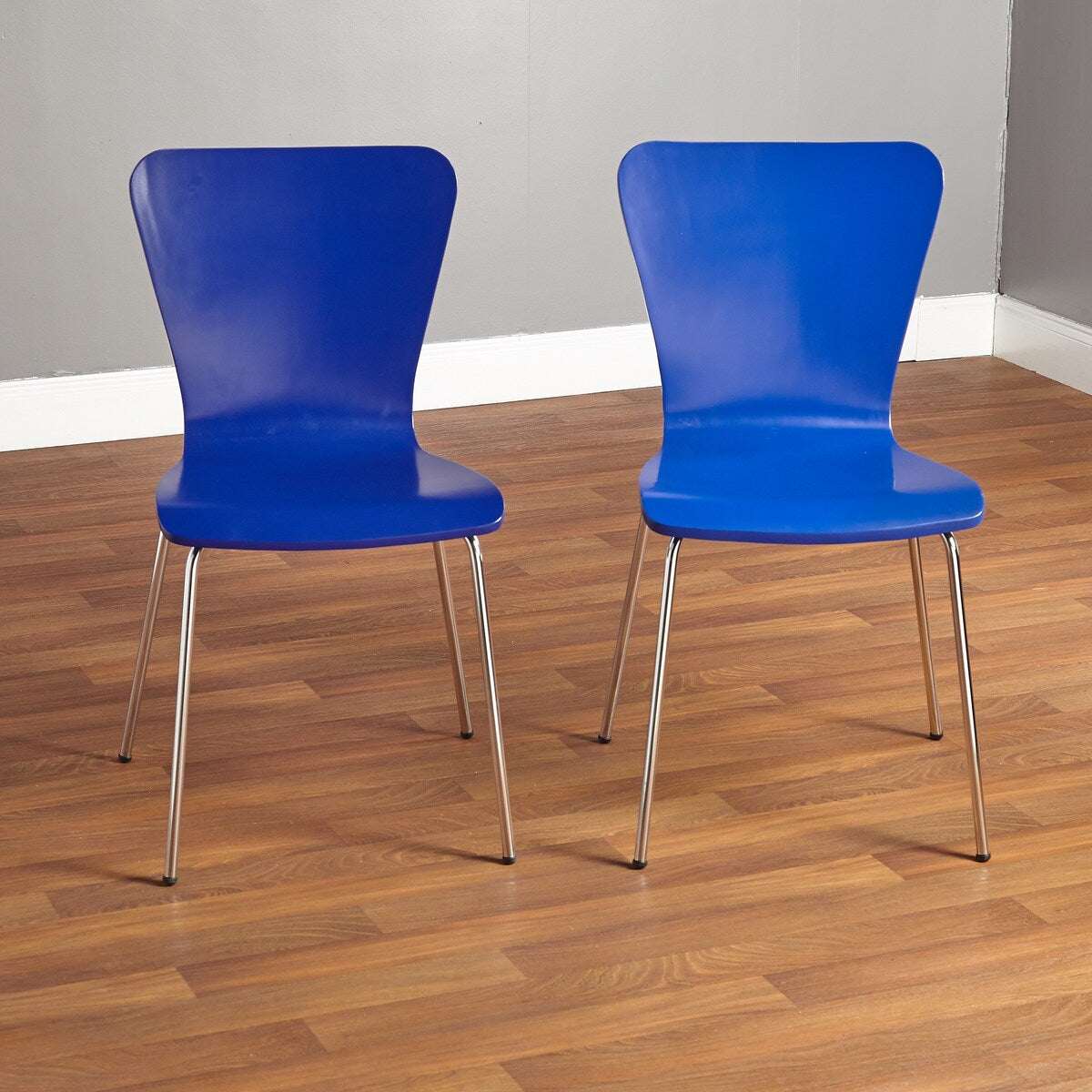 Pisa Bentwood Chair, Set of 2, Blue