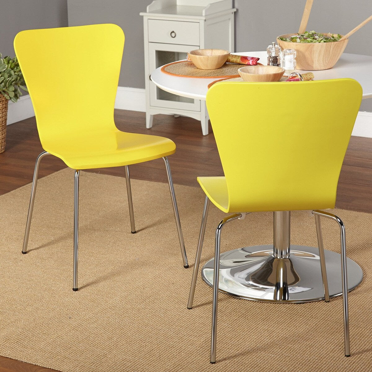 Pisa Bentwood Chair, Set of 2, Blue