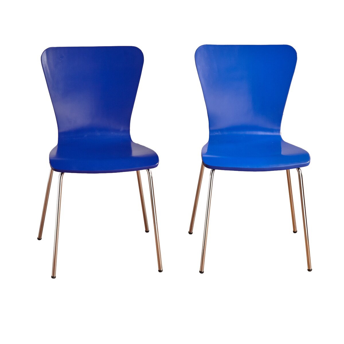 Pisa Bentwood Chair, Set of 2, Blue