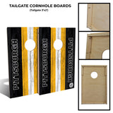 Pittsburgh Football Tailgate Cornhole Board Set (Includes 8 Bags) - N/A