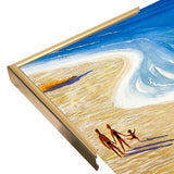 Plages De France-VINAPP122839 Framed Print 20"x12" by Vintage Apple Collection