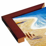 Plages De France-VINAPP122839 Framed Print 20"x12" by Vintage Apple Collection