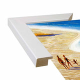 Plages De France-VINAPP122839 Framed Print 20"x12" by Vintage Apple Collection