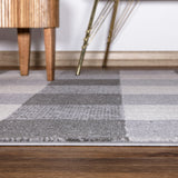 World Rug Gallery Plaid Check Farmhouse Area Rug