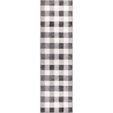 World Rug Gallery Plaid Check Farmhouse Area Rug