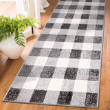 World Rug Gallery Plaid Check Farmhouse Area Rug