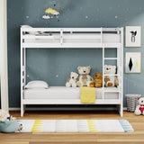 Plana Wood Bunk Bed and Hanging Nightstand