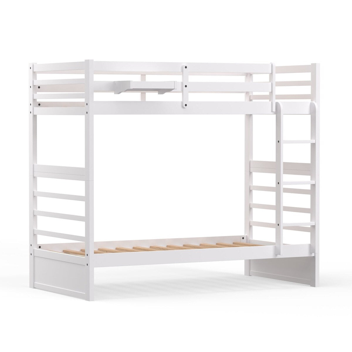 Plana Wood Bunk Bed and Hanging Nightstand