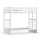 Plana Wood Bunk Bed and Hanging Nightstand