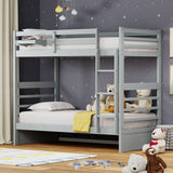 Plana Wood Bunk Bed and Hanging Nightstand