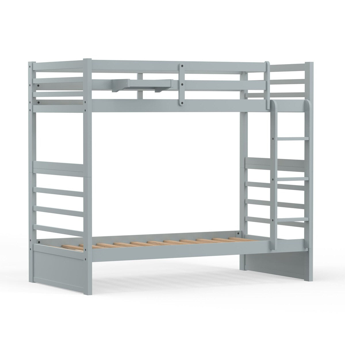 Plana Wood Bunk Bed and Hanging Nightstand