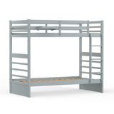 Plana Wood Bunk Bed and Hanging Nightstand