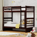Plana Wood Bunk Bed and Hanging Nightstand