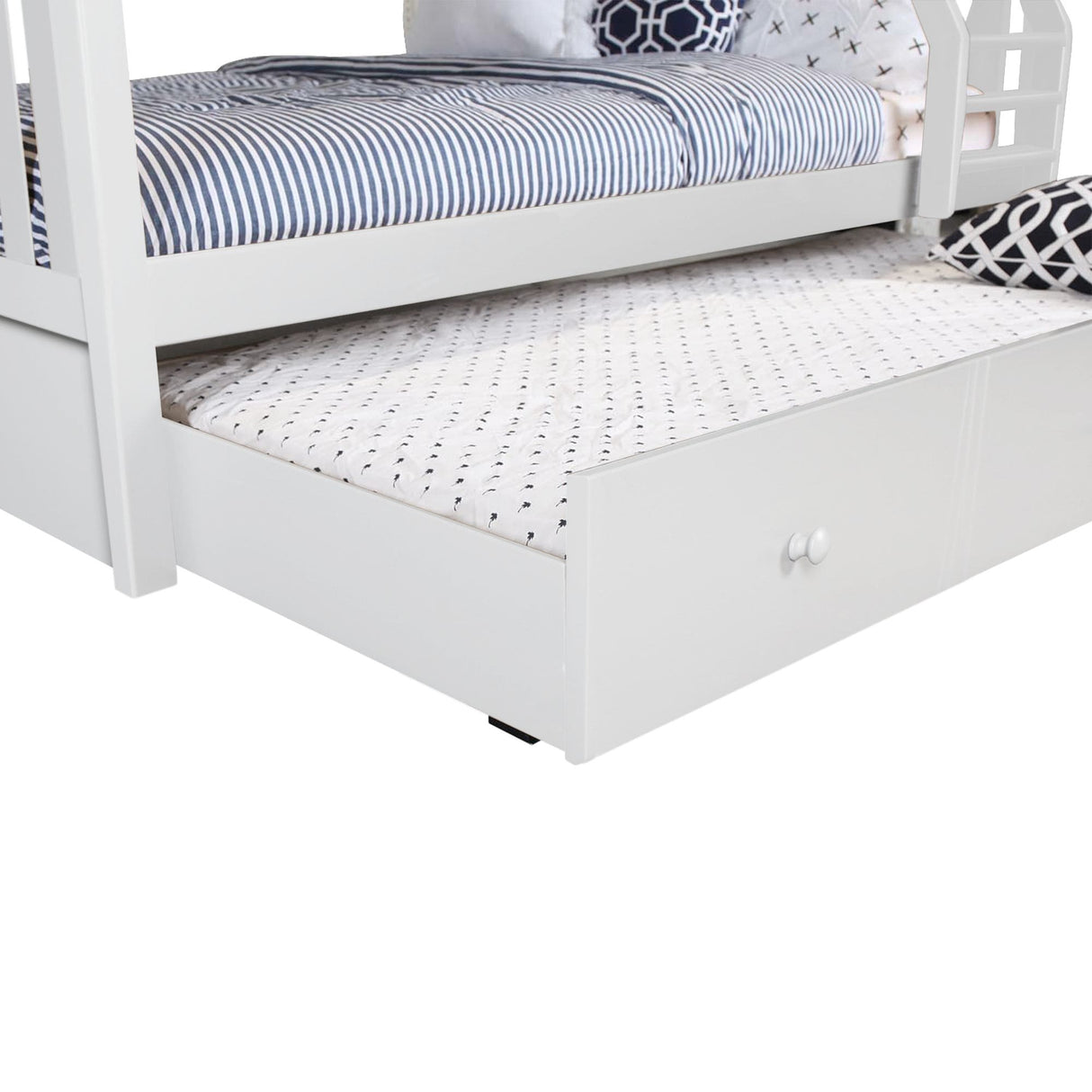 Plank and Beam Twin over Full Bunk Bed with Trundle