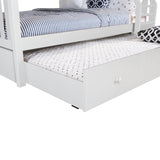 Plank and Beam Twin over Full Bunk Bed with Trundle