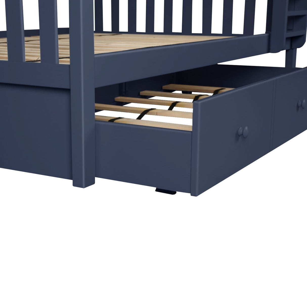 Plank and Beam Twin over Full Bunk Bed with Trundle