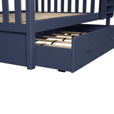 Plank and Beam Twin over Full Bunk Bed with Trundle