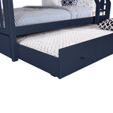 Plank and Beam Twin over Full Bunk Bed with Trundle