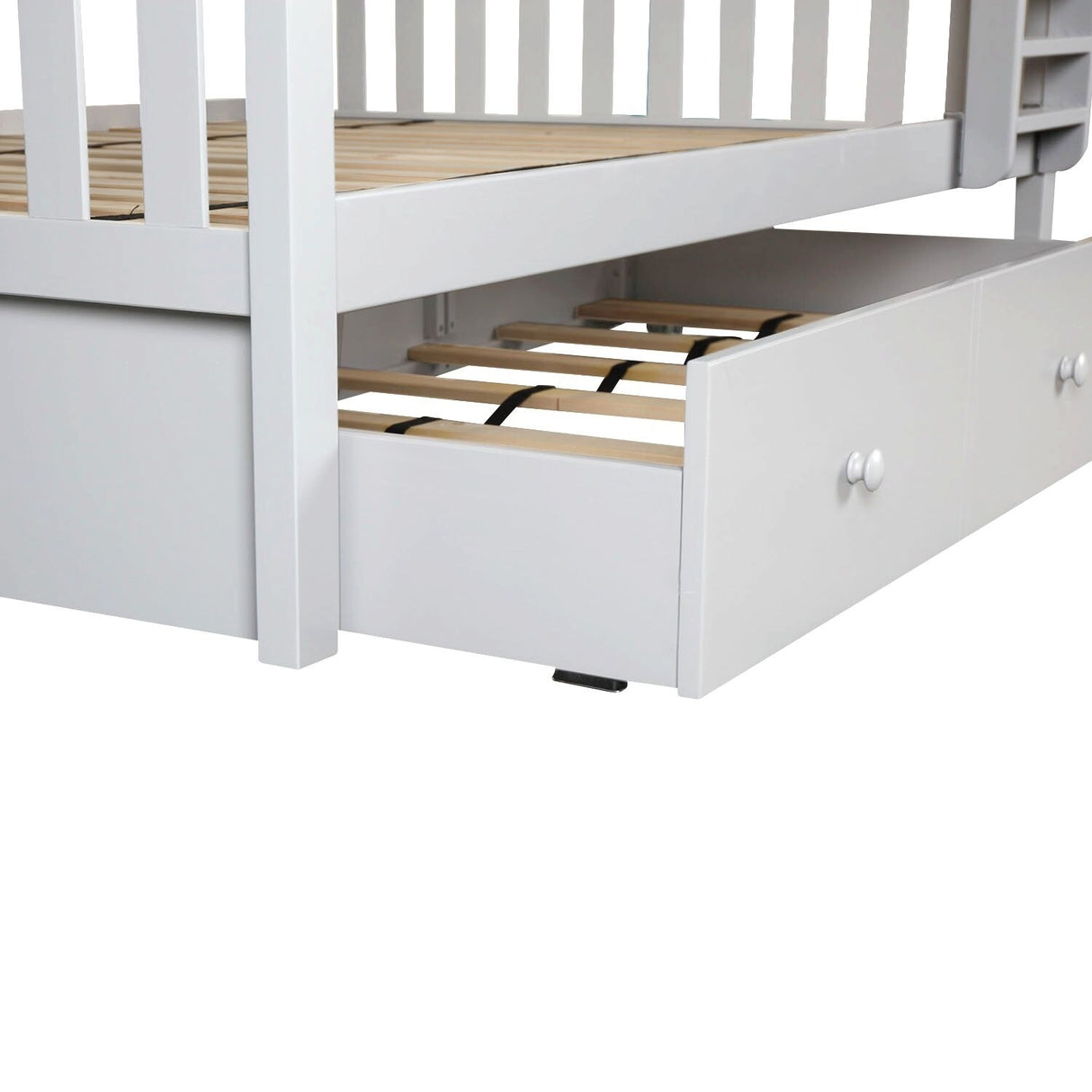 Plank and Beam Twin over Full Bunk Bed with Trundle