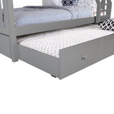 Plank and Beam Twin over Full Bunk Bed with Trundle