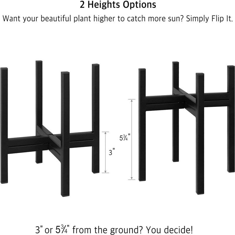 Plant Stand Indoor Outdoor Hold Up to 6.5 Inch
