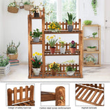 Plant Stand Rack 3 Tier Indoor&Outdoor Multiple Flower Pot Holder Shelf Planter