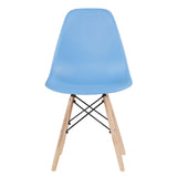 Plastic living room chair set of 1