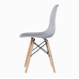 Plastic living room chair set of 1
