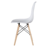 Plastic living room chair set of 1