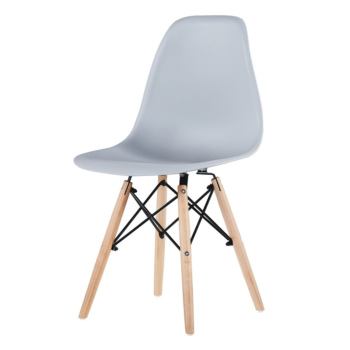 Plastic living room chair set of 1