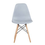 Plastic living room chair set of 1