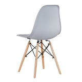 Plastic living room chair set of 1
