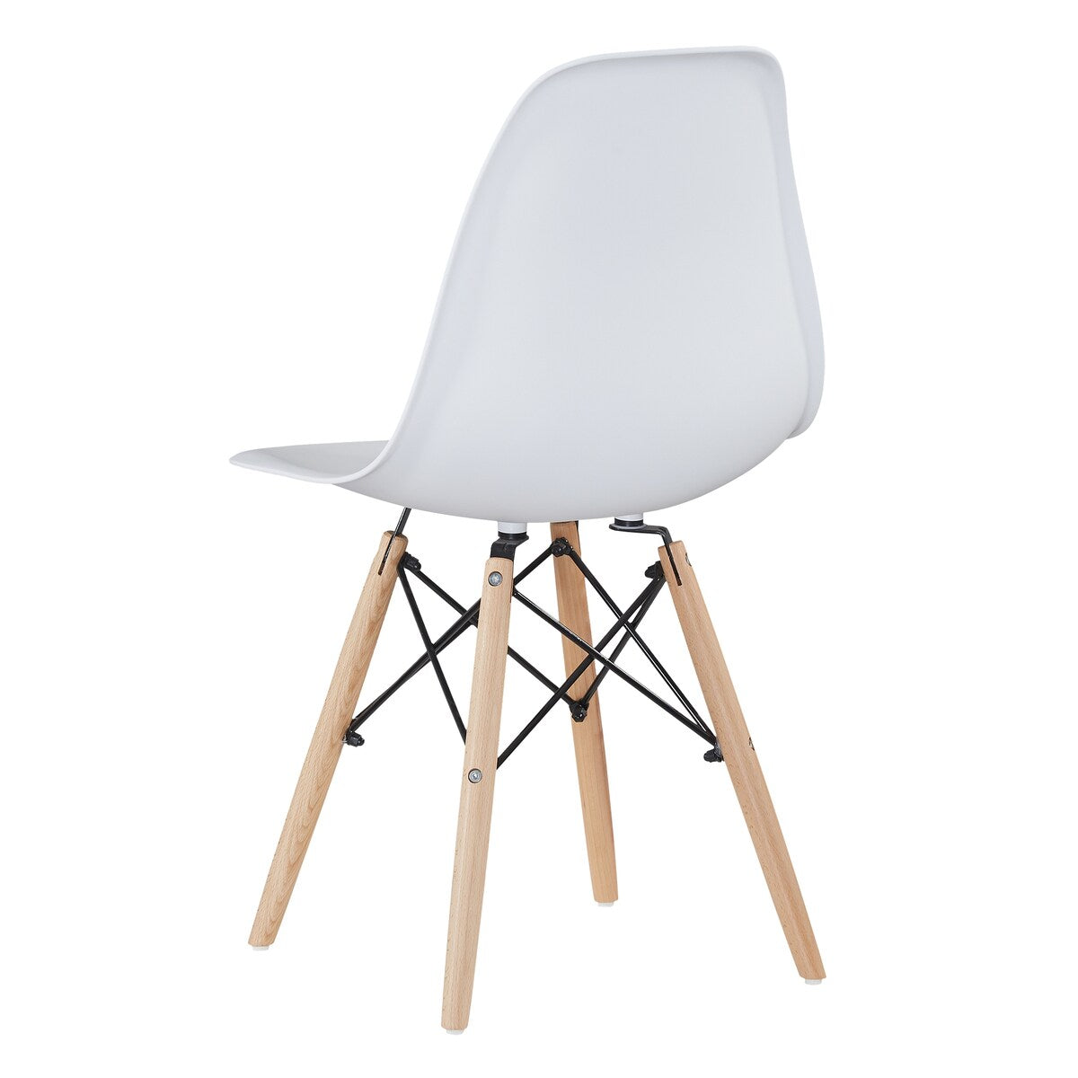 Plastic living room chair set of 1