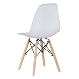 Plastic living room chair set of 1