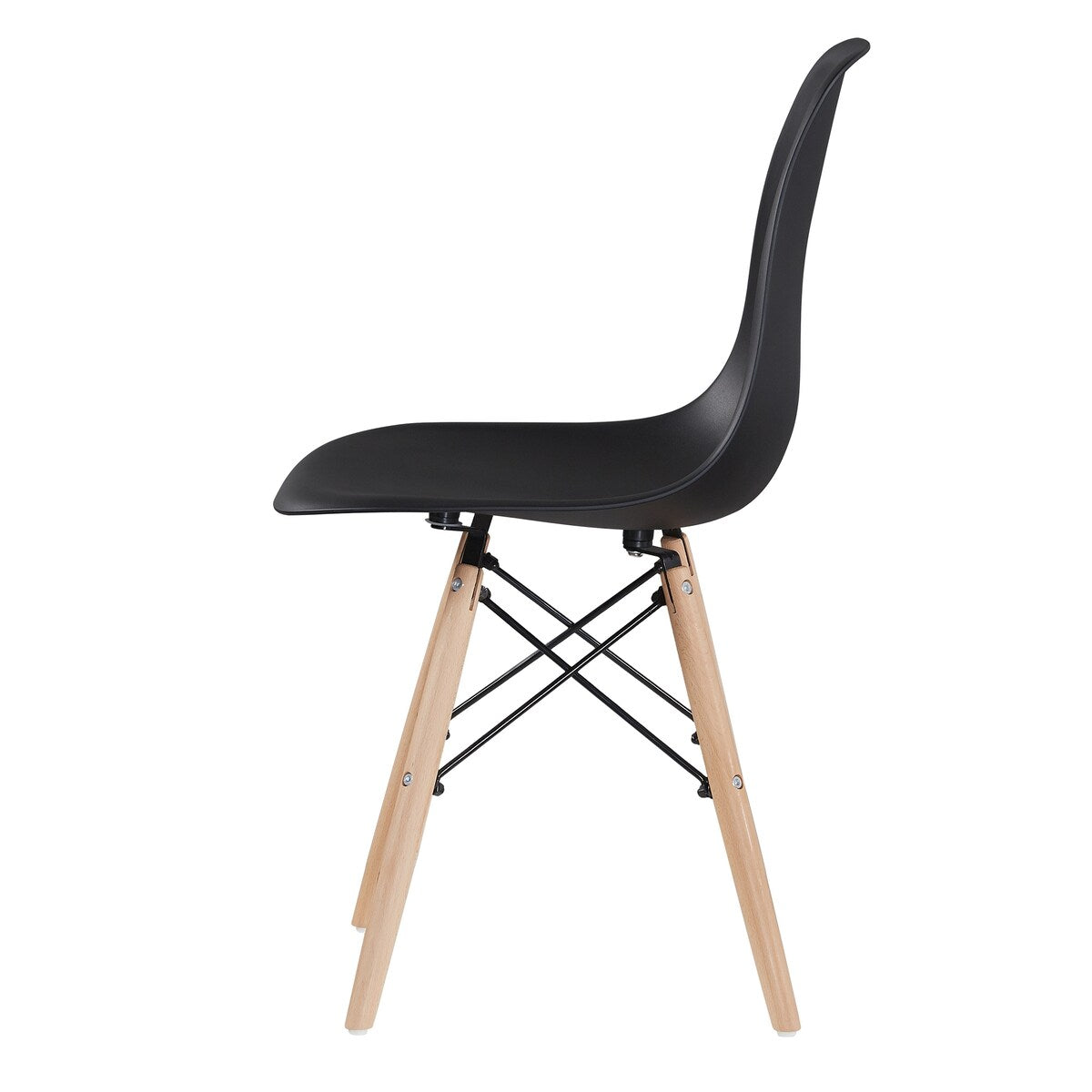 Plastic living room chair set of 1