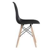 Plastic living room chair set of 1